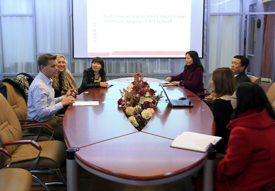 Vice-president of the Los Angeles Film School visited CMA for cooperation